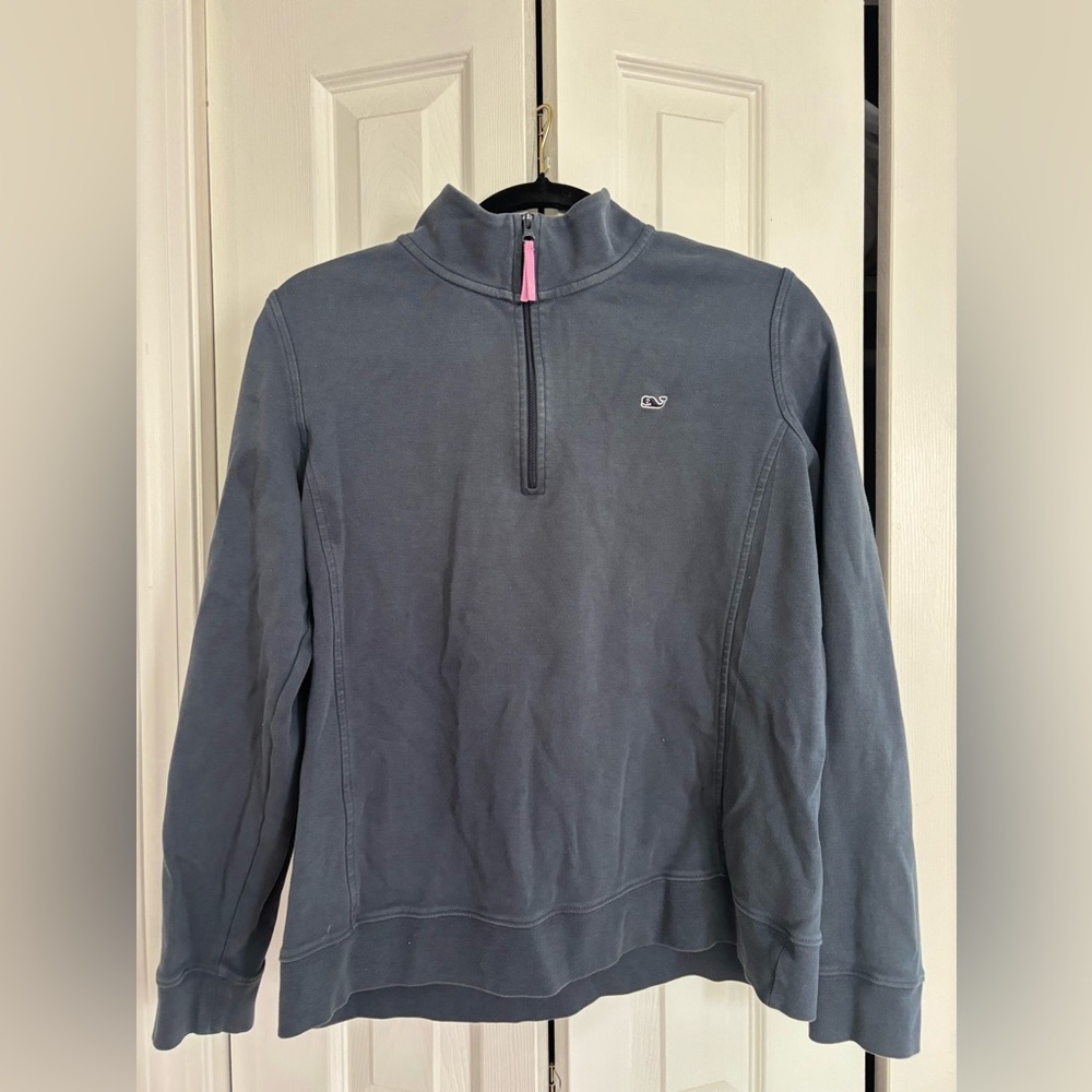 Vineyard Vines Navy Half-Zip Pullover